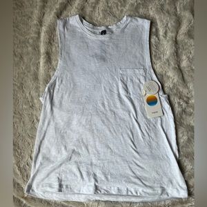 NWT Vuori Sunset Tank Top in White
